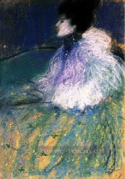  1901 - Femme en vert 1901 Cubisme